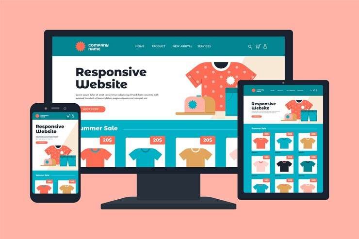 flat+design+responsive+ecommerce+website